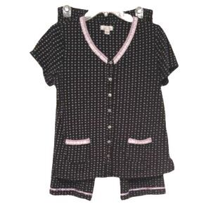 Celestial Dreams Black and Purple Pajama Set Size XL